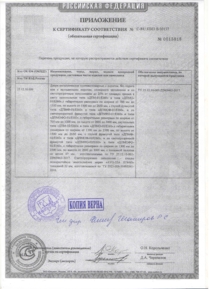Сертификат страница 2